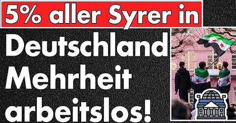 Die Mehrheit der Syrer in Deutschland geht keiner beruflichen Tätigkeit nach!