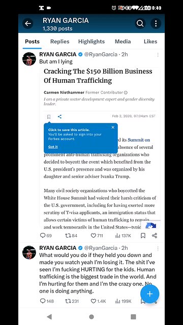 Ryan Garcia Now Deleted Tweets #4