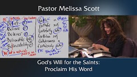 God’s Will for His Saints: Proclaim His Word