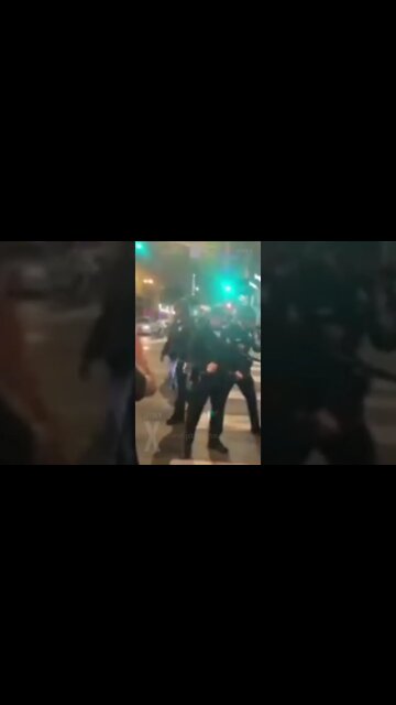 LAPD arrest Antifa rioter in now kettled crowd #RoeVsWade