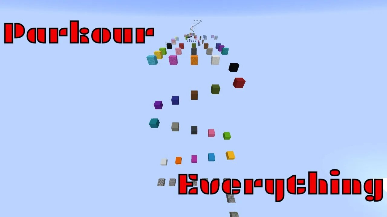 Minecraft Everything Parkour!