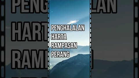 Penghalalan harta rampasan perang khusus untuk umat Islam