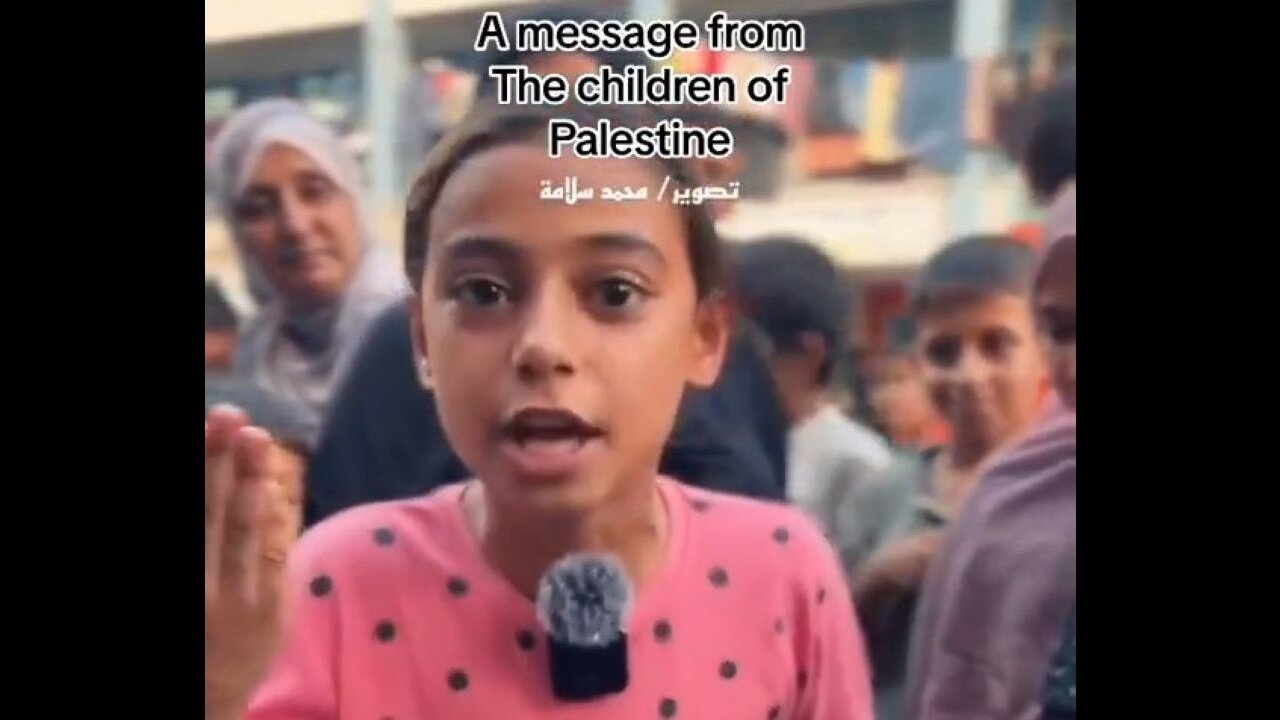 Palestinian Girl Calls On Arab Countries To Fight For Hamas