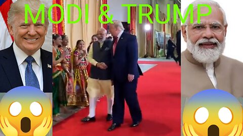 DONALD TRUMP AND INDIA PM MODI