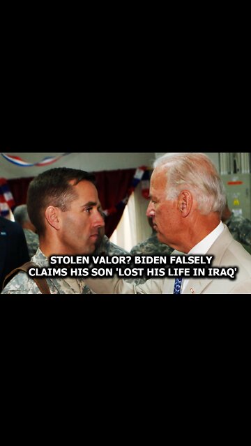 Biden falsely claims his son "lost his life in Iraq"