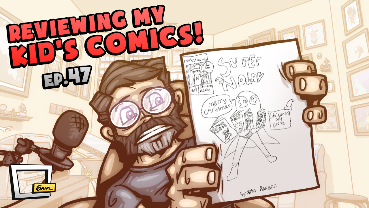 Reviewing my 9-Year-Old's Comics: Super Nolan - Christmas and Crime
