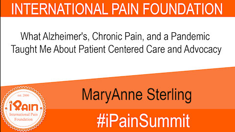 iPain Summit MaryAnne Sterling