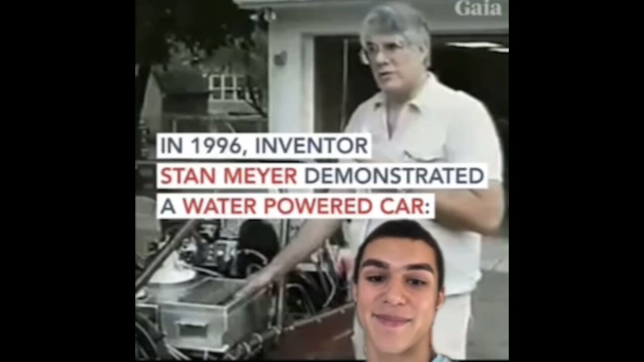 IN 1996 INVENTOR STAN MEYER DEMONSTRATED A WATER POWERED CAR