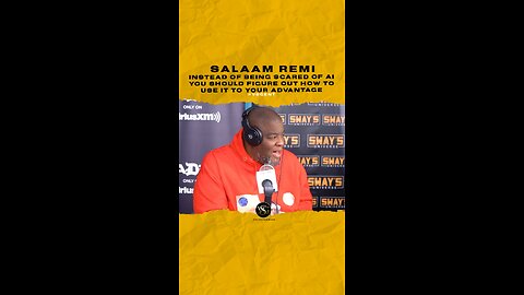 #salaamremi Don’t b scared of #Ai u should figure out how 2 use it 2 ur advantage🎥 @RealSway