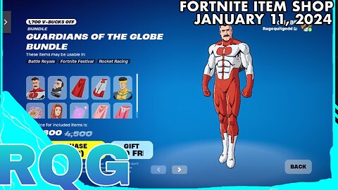 INVINCIBLE IS BACK! FORTNITE ITEM SHOP (January 11, 2024)