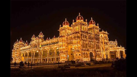 Mysore DASARA lights arrangement