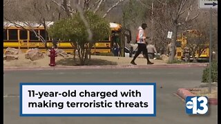 11-year-old Las Vegas student arrested on terroristic threat charges