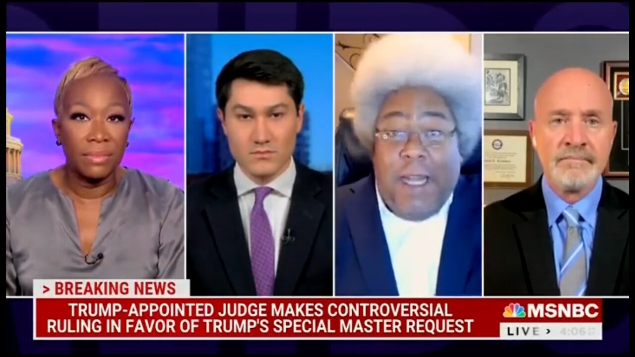 MSNBC Guest Is Mad A Judge Appointed A Special Master To Review Materials FBI Took From Trump