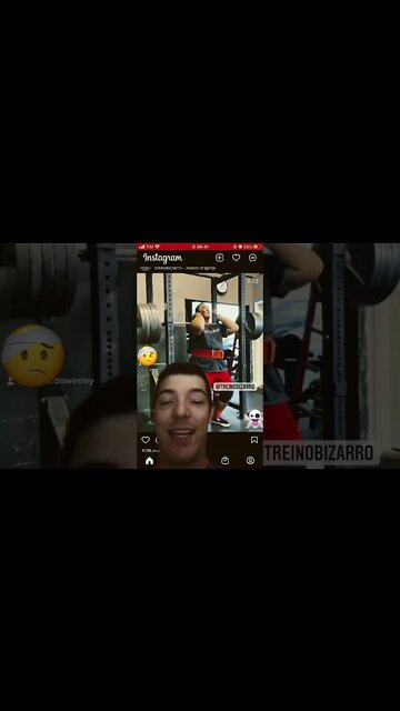 Desmaio agachando #hipertrofia #academia #emagrecer #shorts #agachamento #agachamentolivre