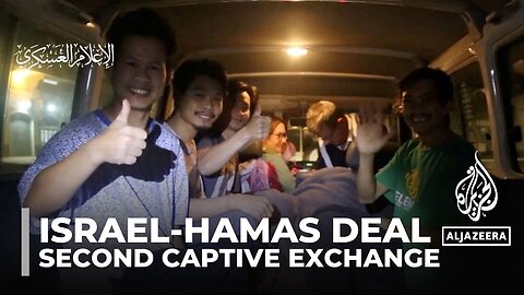 Hamas releases 13 Israeli, four Thai captives after hours-long delay