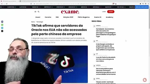 TIKTOK promete usar SERVIDORES ORACLE para impedir que DONOS da EMPRESA vejam DADOS