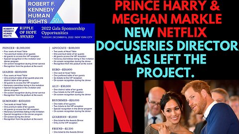 Harry & Meghan Accepted a Dubious Human Rights Award. My thoughts on the Netflix Series