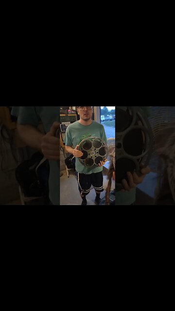 projection booth at Mahoning Drive In Theater