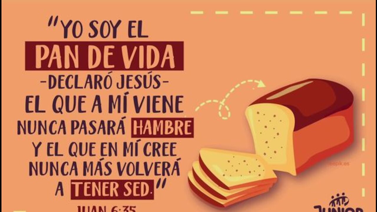 Jesús es el pan de vida. Nuevo Día Kids.