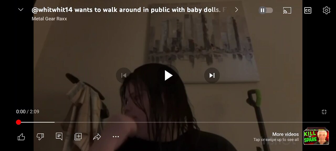 a lying heffa talks about a doll