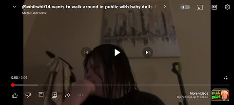 a lying heffa talks about a doll