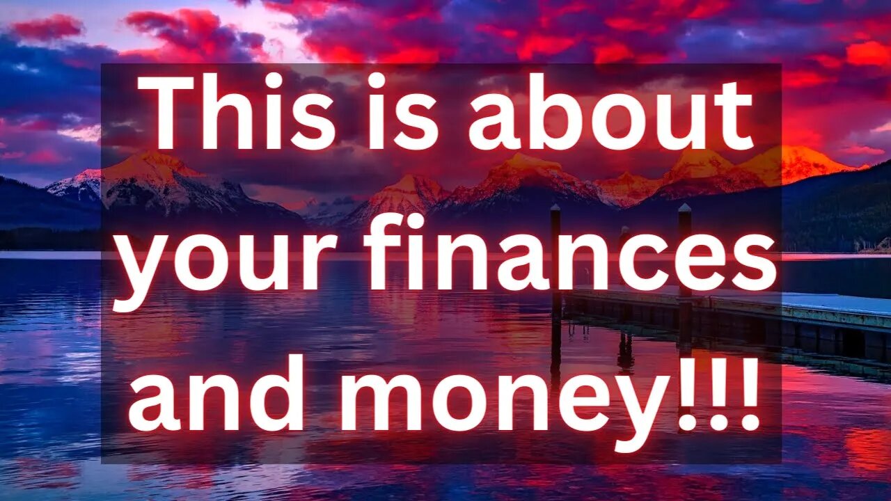 Prophetic word ! This is about your finances and money