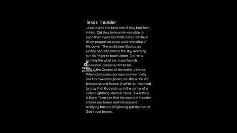 Texas Thunder