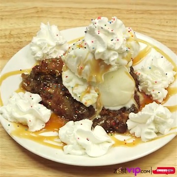 Chocolate chip cookie dough apple pie