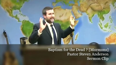 Baptism for the Dead ? [Mormons] | Pastor S Anderson | Sermon Clip