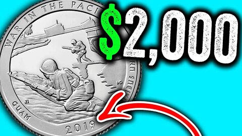 $2,000 QUARTER HIDING IN YOUR POCKET CHANGE!!! 2019 W QUARTERS WORTH MONEY