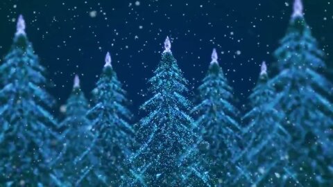 Christmas and New Year Trees background loop hd