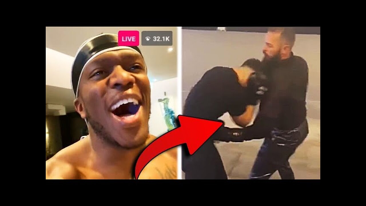 KSI Mocks Andrew Tate NEW Sparring Footage