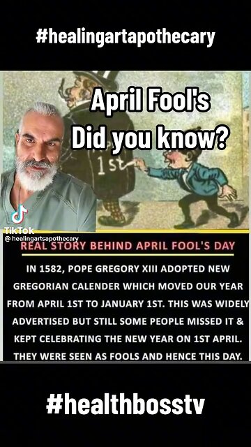 “April Fool’s Day” explained…