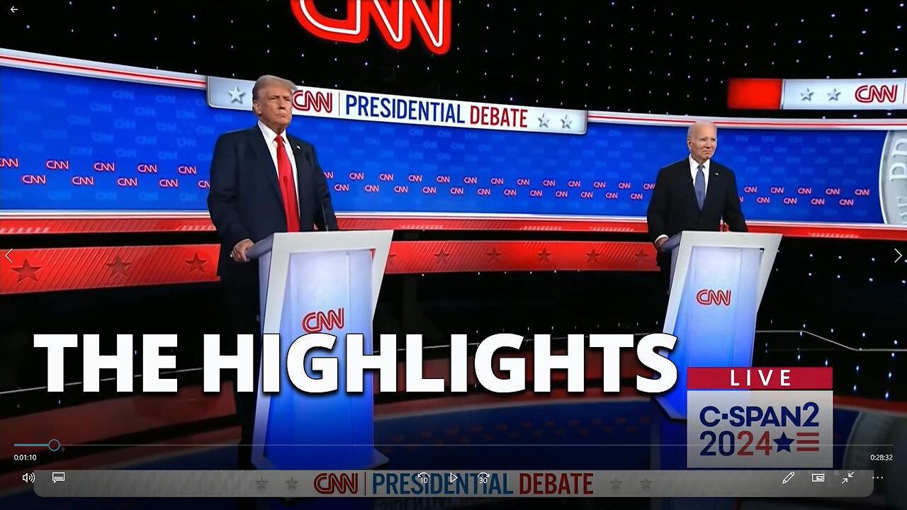 DEBATE HIGHLIGHTS: TRUMP-BIDEN JUNE 2024