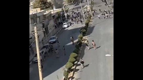 Protesters Force Iranian Regime To Run Away