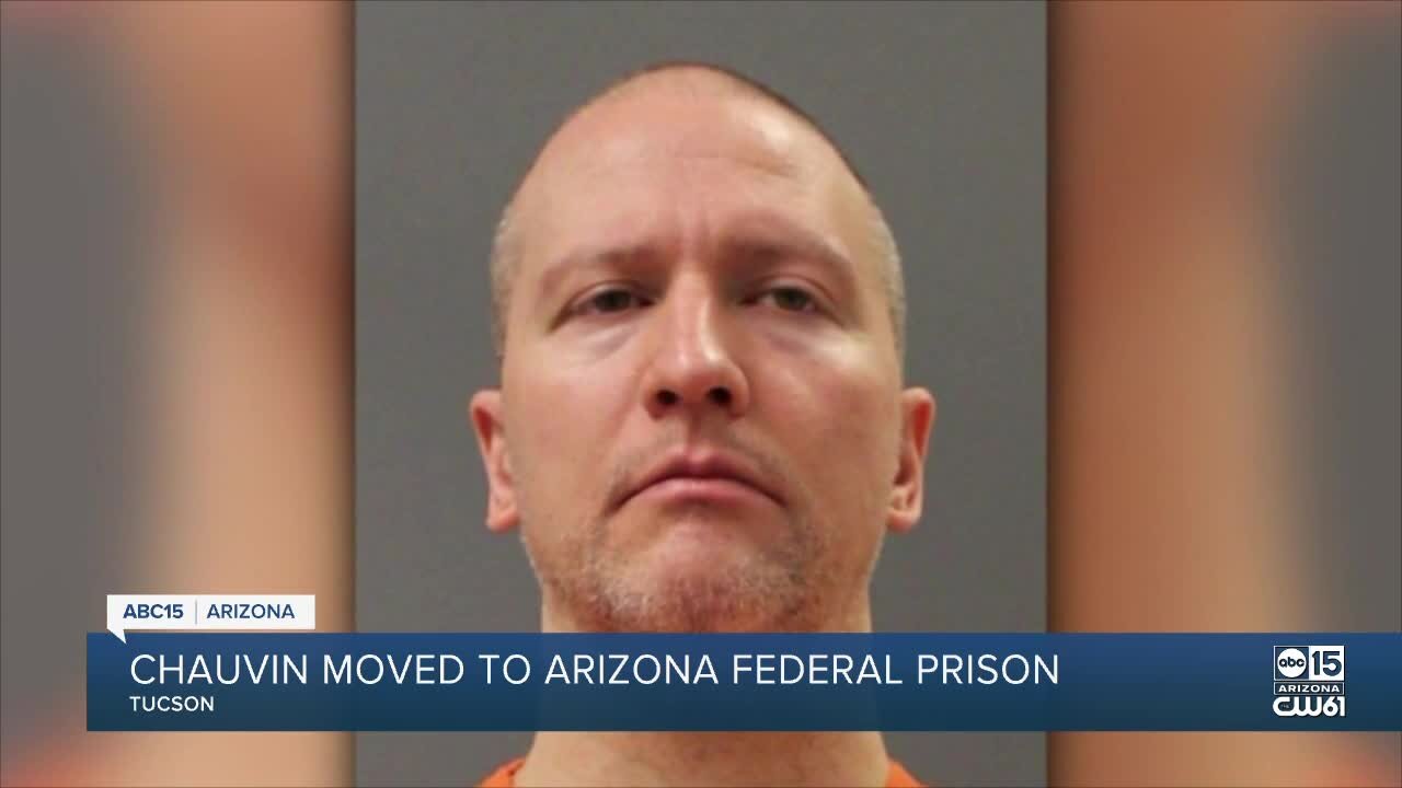 Derek Chauvin moved to AZ federal prison