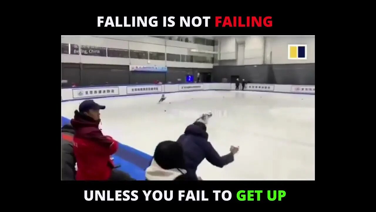 Failure is not falling but refusing to get up. Agree? 🏆