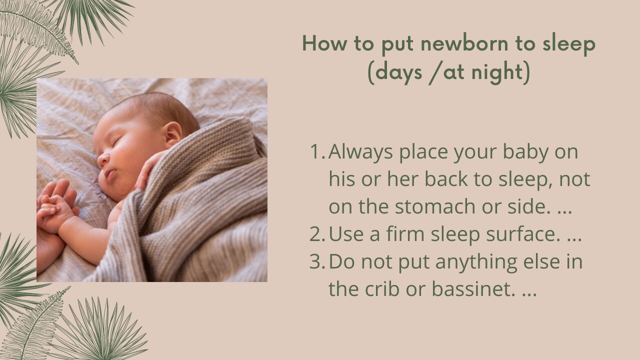 🔴 How to put a baby to sleep fast ? How To Get A Newborn To Sleep In A Bassinet ?