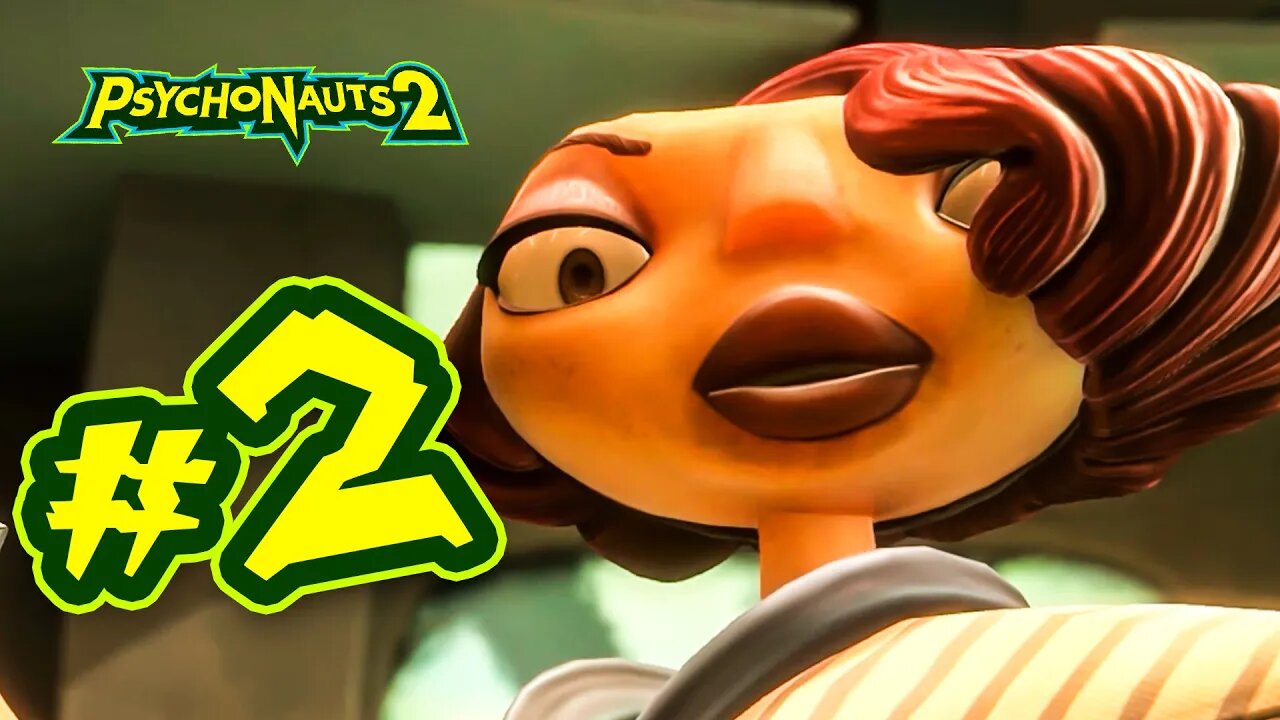 PSYCHONAUTS 2 - MEU PRIMEIRO DIA NA AULA, E ENTRANDO NA MENTE DA PROFESSORA! | PARTE 2 em PT-BR