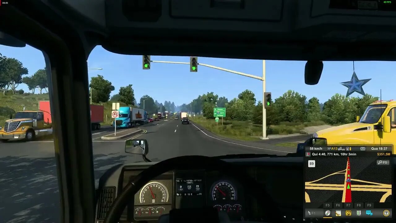 REDDING x YAKIMA - (SEM MICROFONE) - AMERICAN TRUCK SIMULATOR 1.43