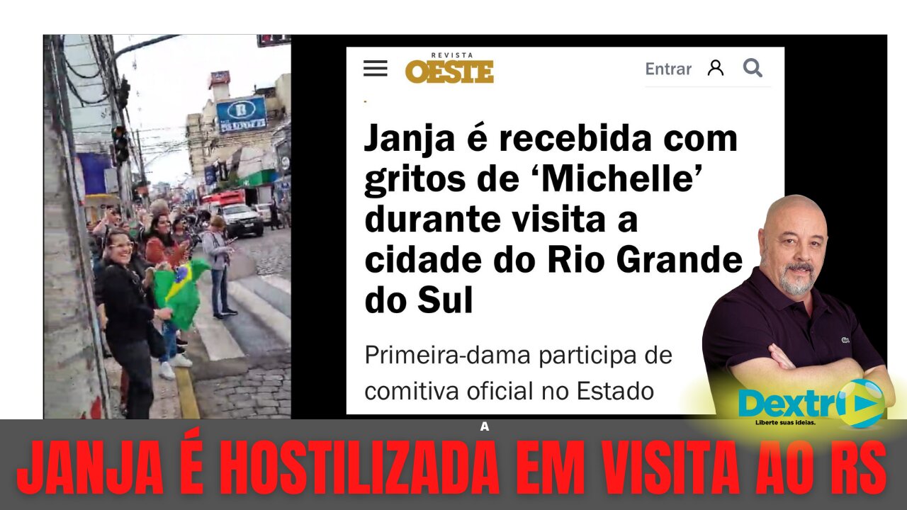 JANJA É HOSTILIZADA EM VISITA AO RS