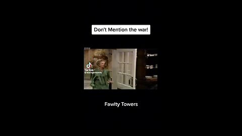 Fawlty Towers Don’t Mention The War Classic Comedy #FawltyTowers #Classic #British #Comedy