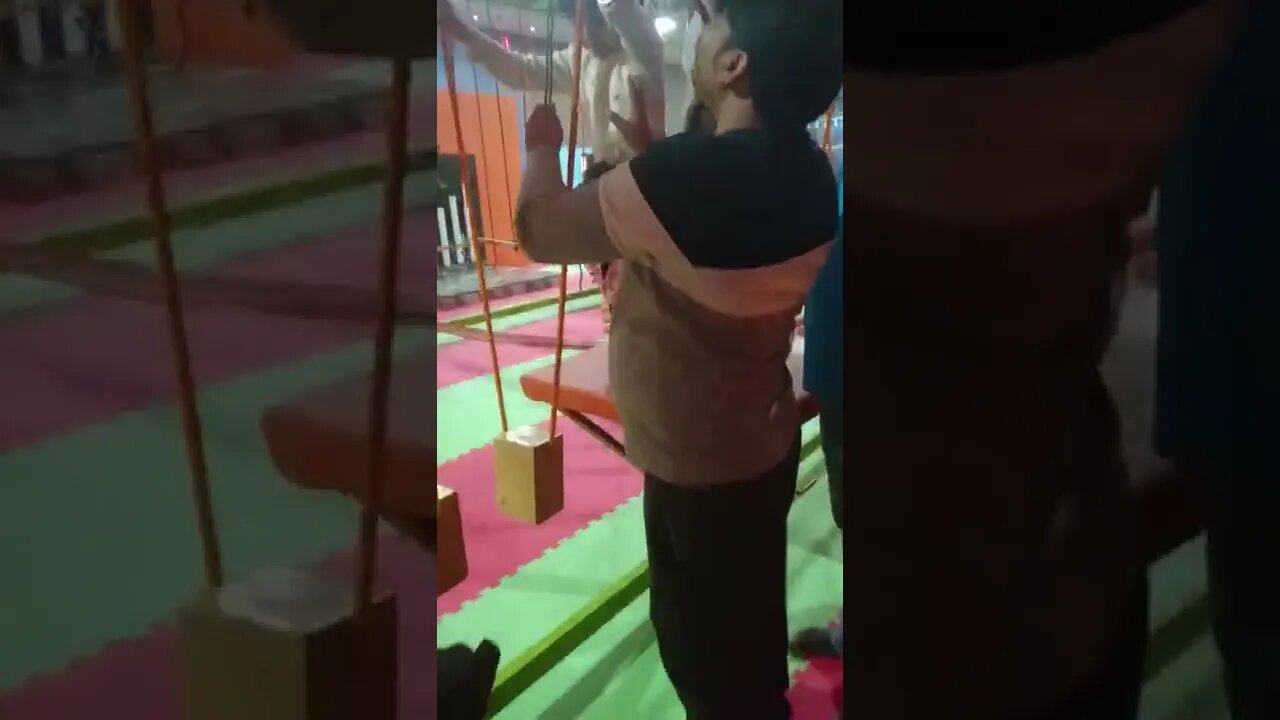 Kavya is doing stunts. #short #trending #video #playground