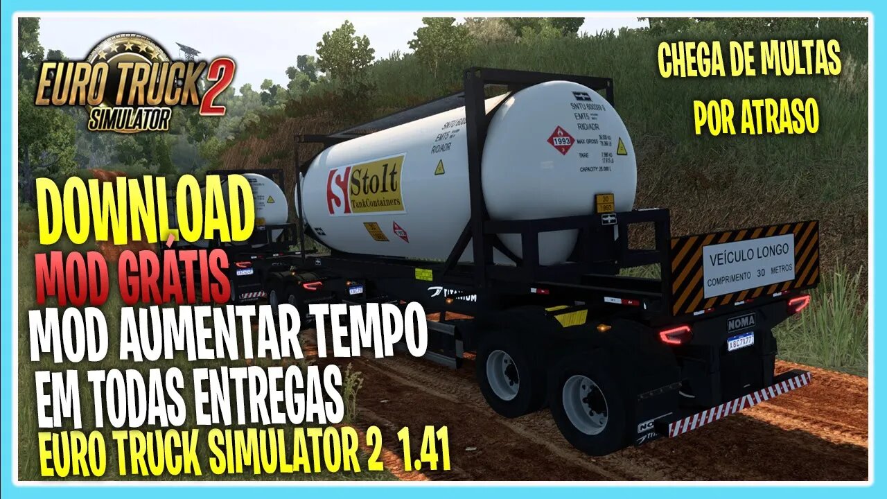 Mod ETS2 PARA AUMENTAR TEMPO DE ENTREGA EURO TRUCK SIMULATOR 2 1.41 1.40 1.39 1.38 1.36 1.37