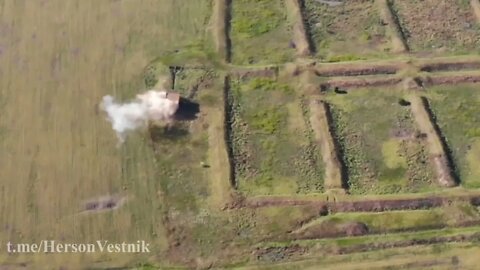 Artillery Destroy Shelter Of A Sabotage Group Of The 63rd Brigade Near The Village Of Kobzartsy