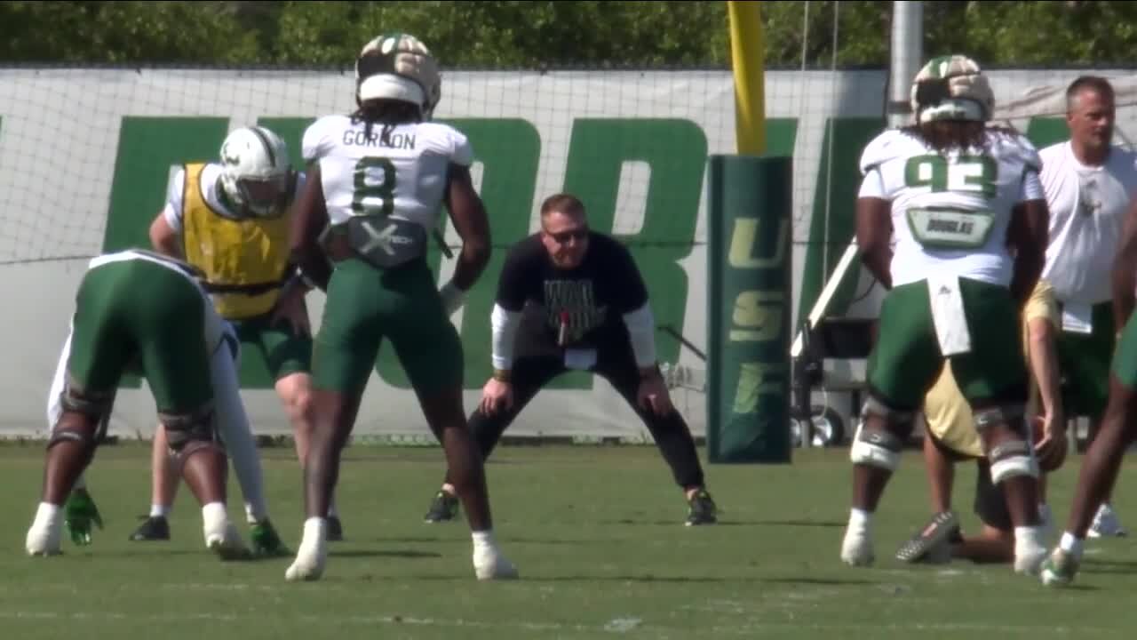 USF football leaves no stone unturned