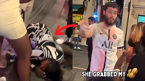 Woman Instantly Regrets Grabbing Man's Private Parts