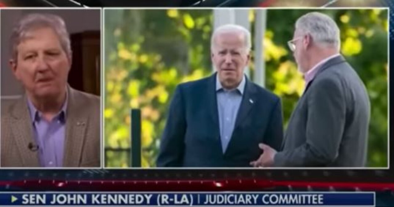 Senator John Kennedy savages Joe Biden