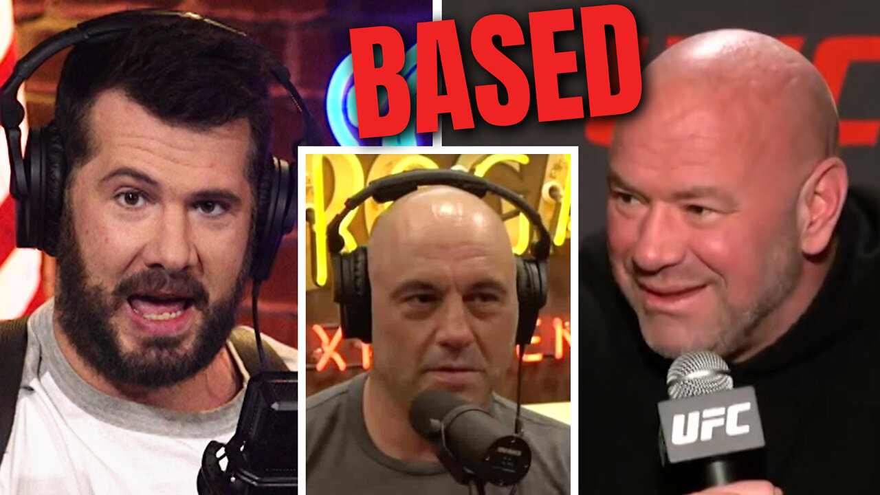 BASED Dana White Defends Rogan Against Media GESTAPO