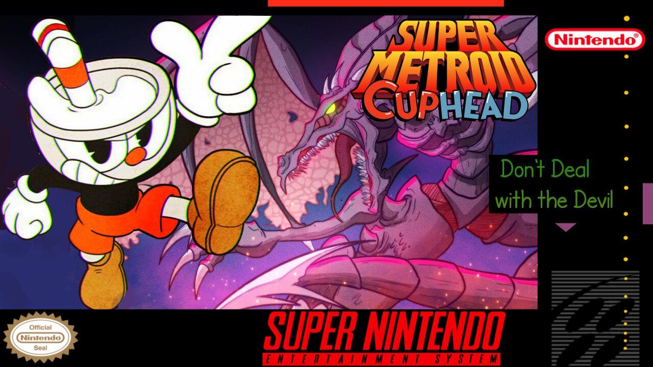 Super Metroid: Cuphead Mod + Vismunds Sidehopper Special Hack [SNES]